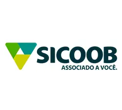 Logo Sicoob, cliente da CP Comunicação Visual